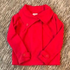 Red Fleece Jacket, size S 7/8